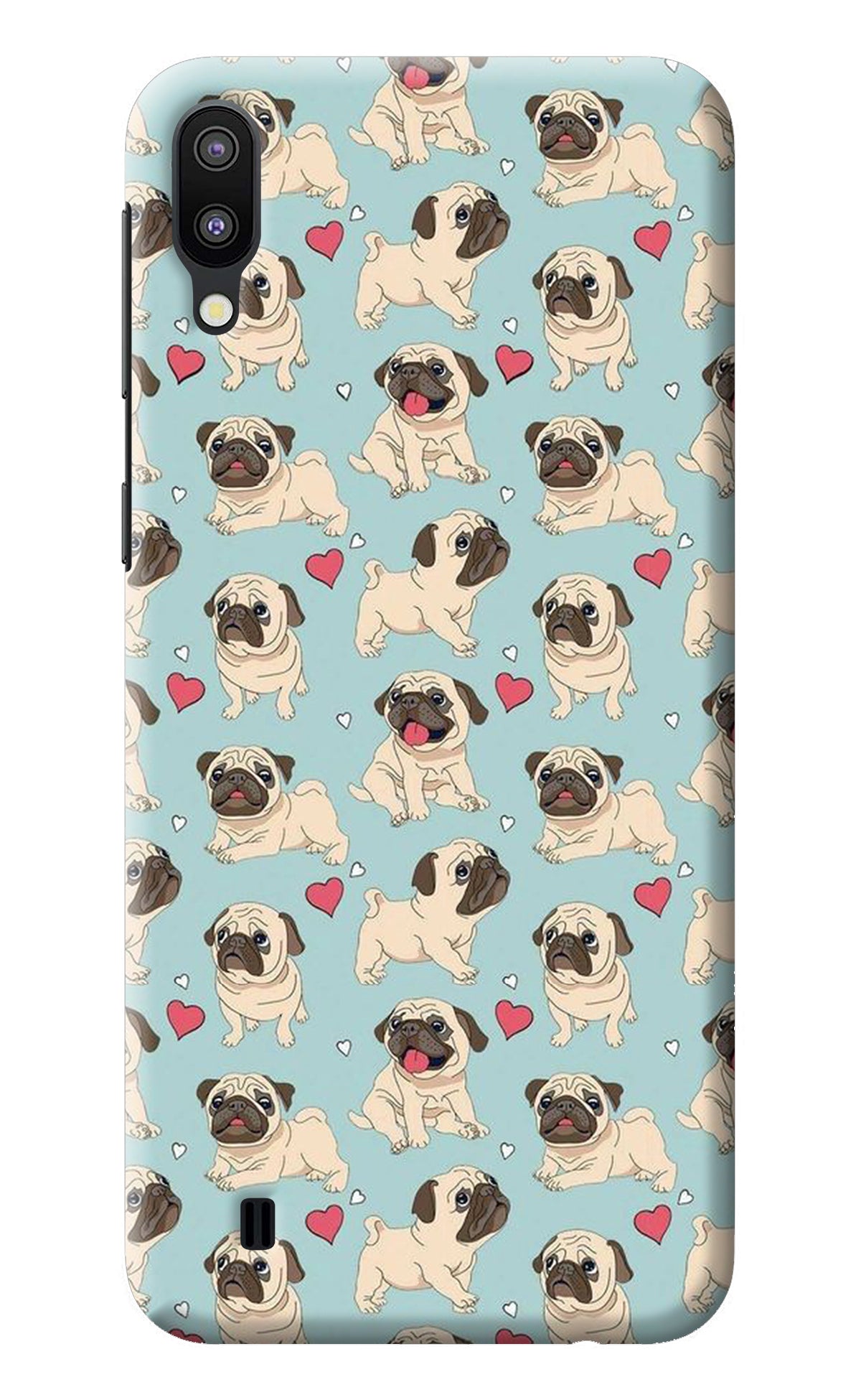 Pug Dog Samsung M10 Back Cover