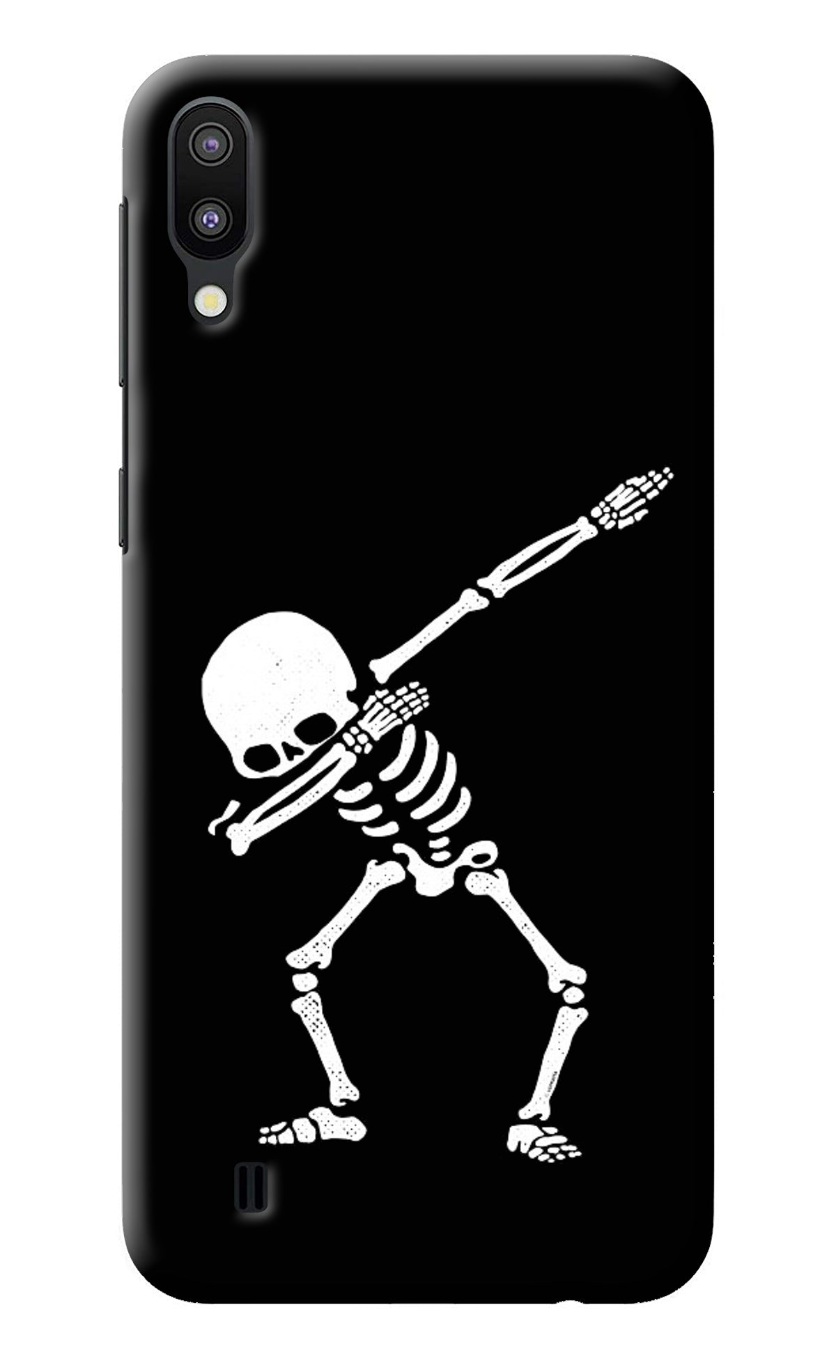 Dabbing Skeleton Art Samsung M10 Back Cover