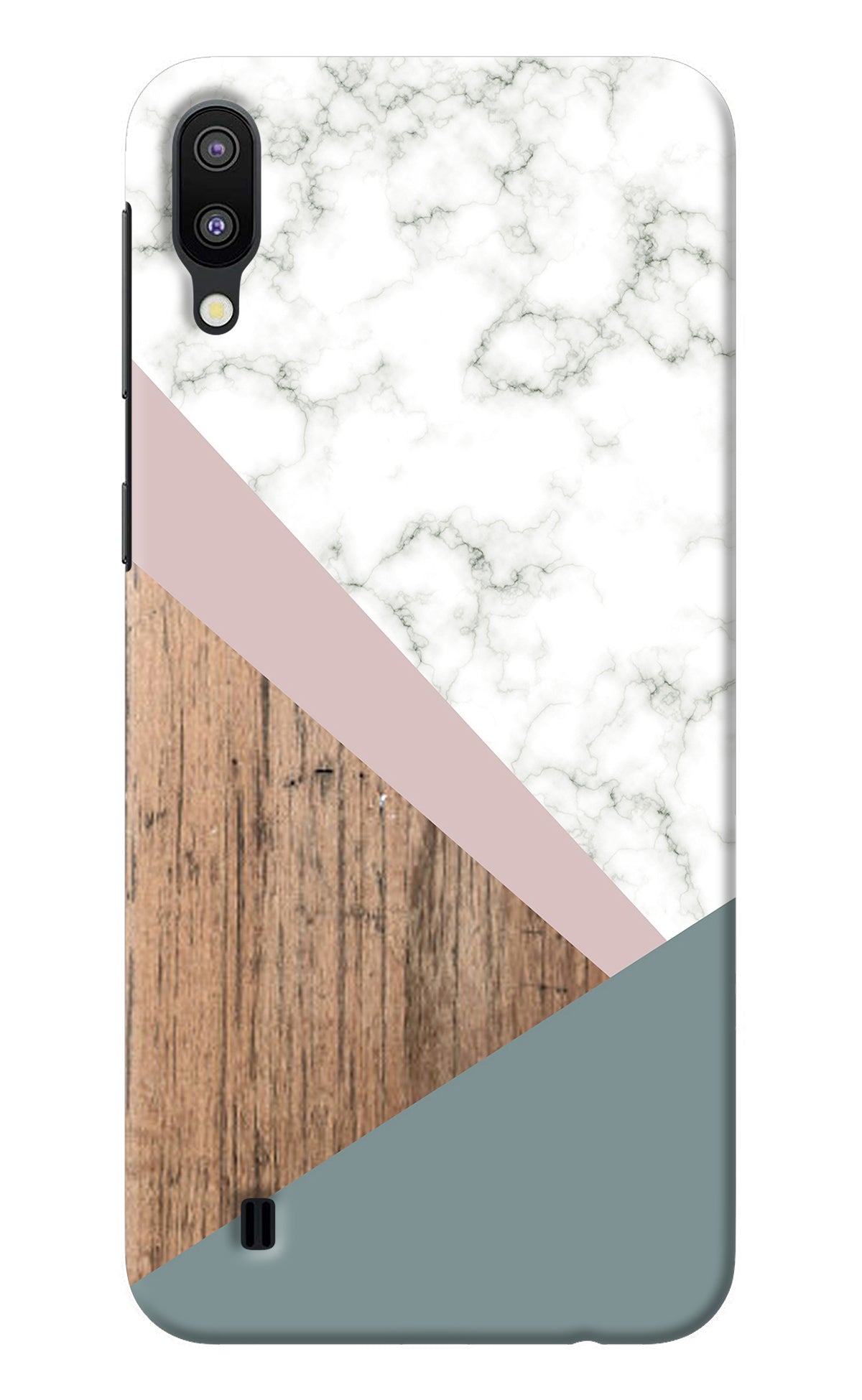 Marble wood Abstract Samsung M10 Back Cover