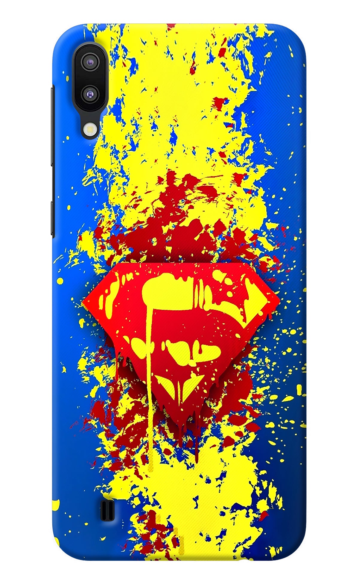 Superman logo Samsung M10 Back Cover