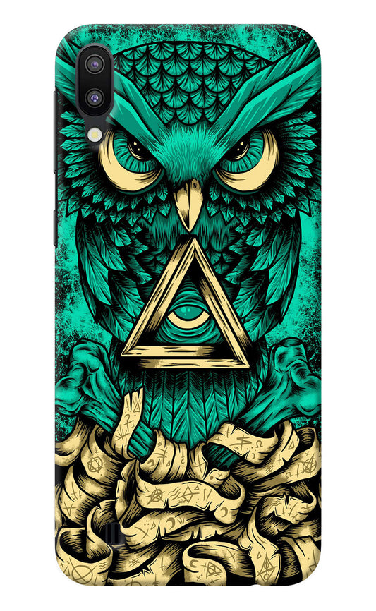 Green Owl Samsung M10 Back Cover