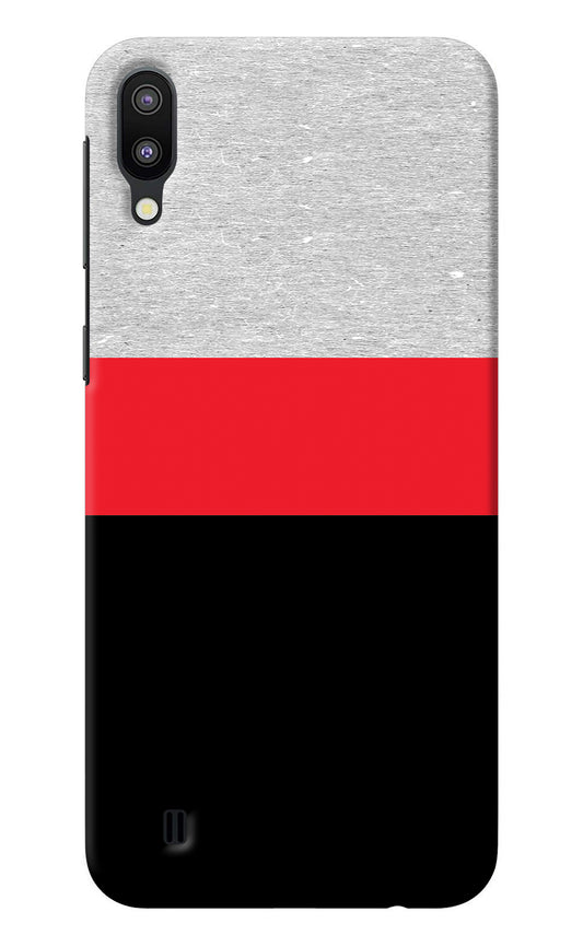 Tri Color Pattern Samsung M10 Back Cover