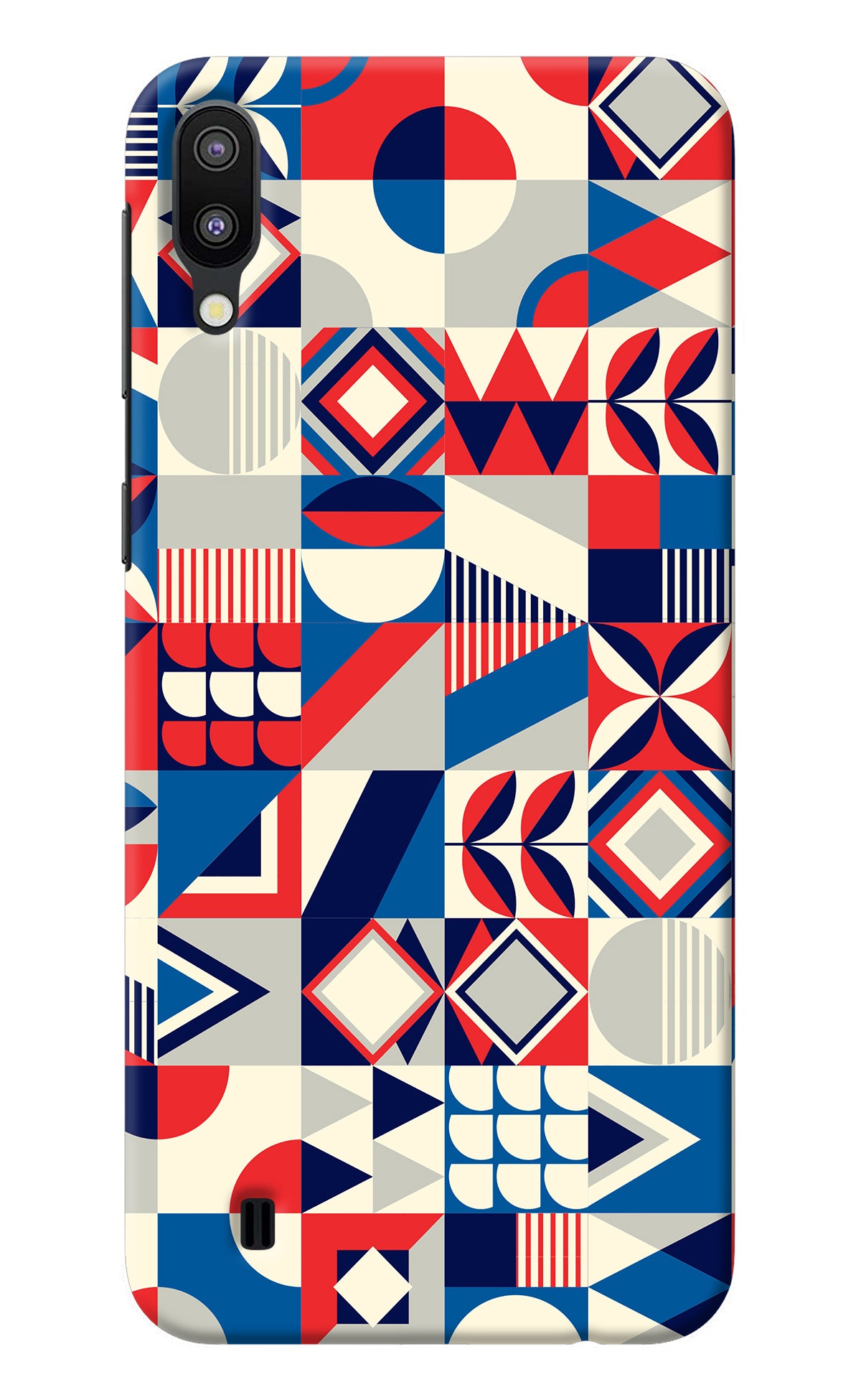 Colorful Pattern Samsung M10 Back Cover