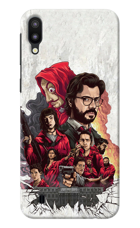 Money Heist Artwork Samsung M10 Back Cover