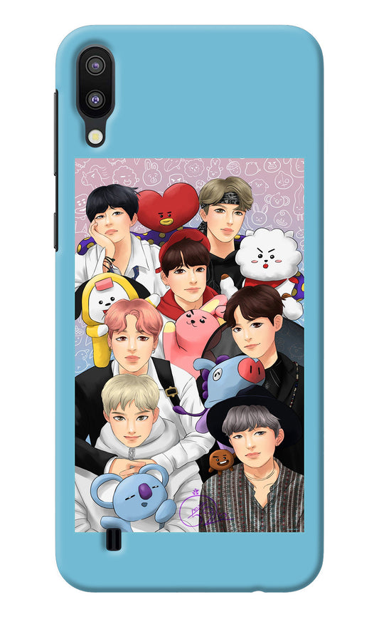 BTS with animals Samsung M10 Back Cover