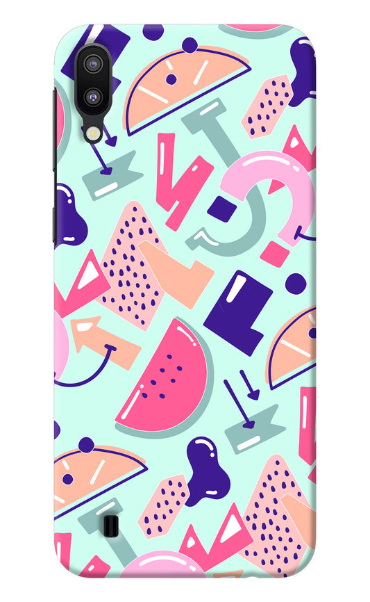 Doodle Pattern Samsung M10 Back Cover