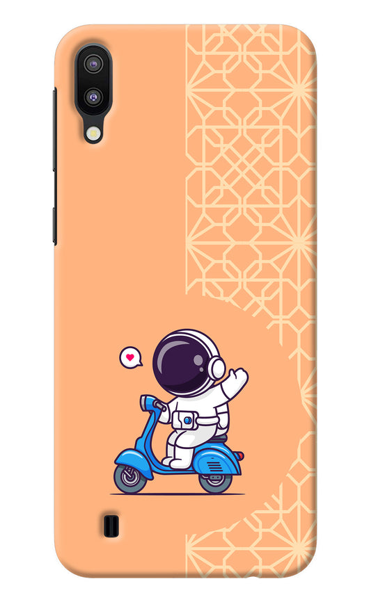 Cute Astronaut Riding Samsung M10 Back Cover
