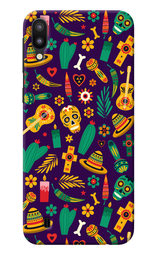 Mexican Artwork Samsung M10 Back Cover