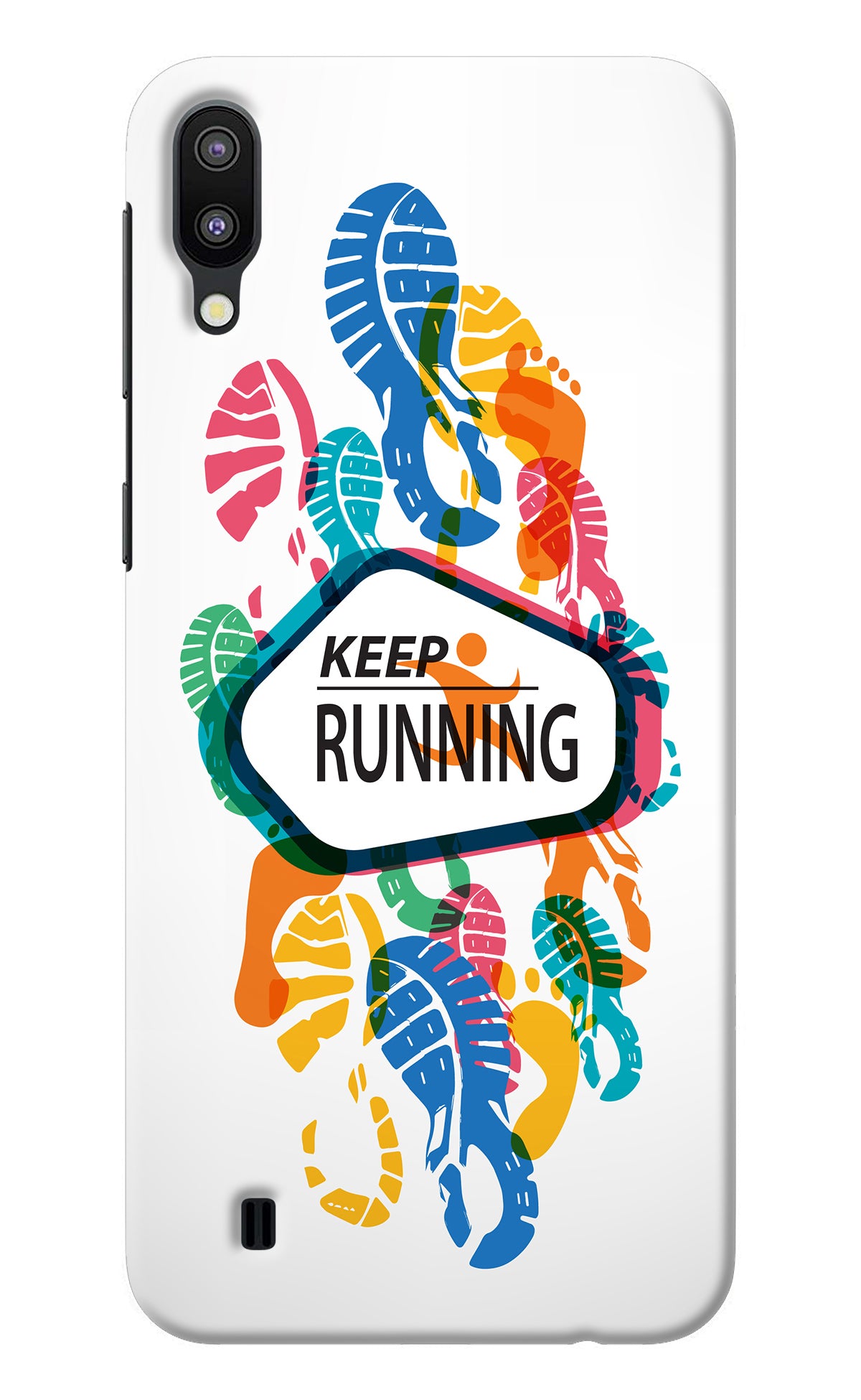 Keep Running Samsung M10 Back Cover