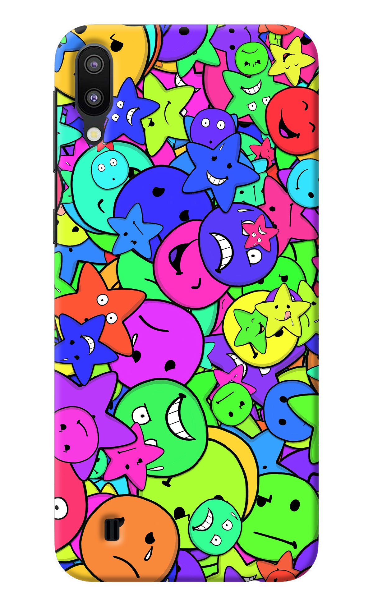 Fun Doodle Samsung M10 Back Cover