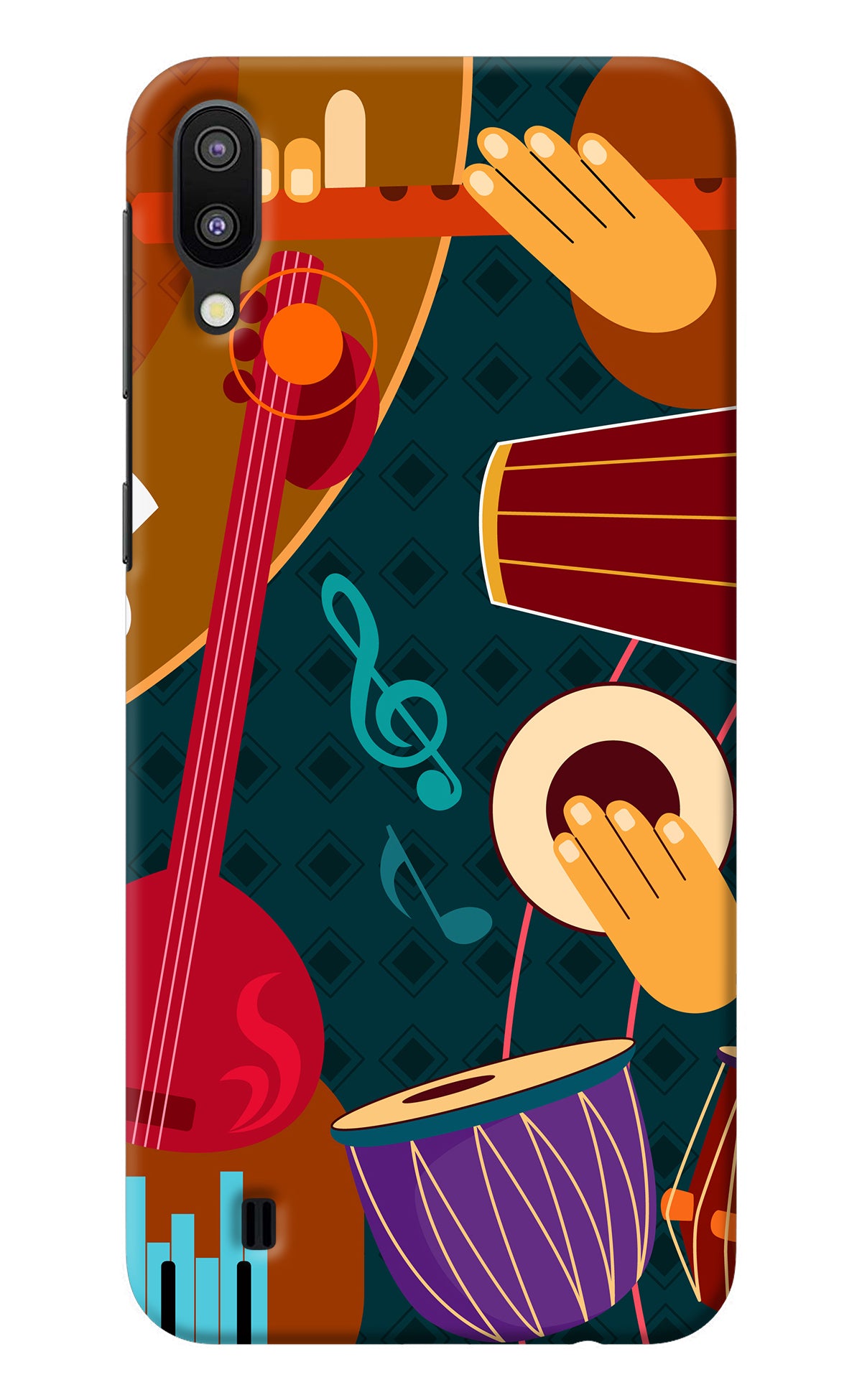 Music Instrument Samsung M10 Back Cover
