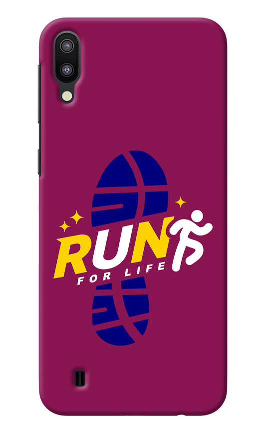 Run for Life Samsung M10 Back Cover