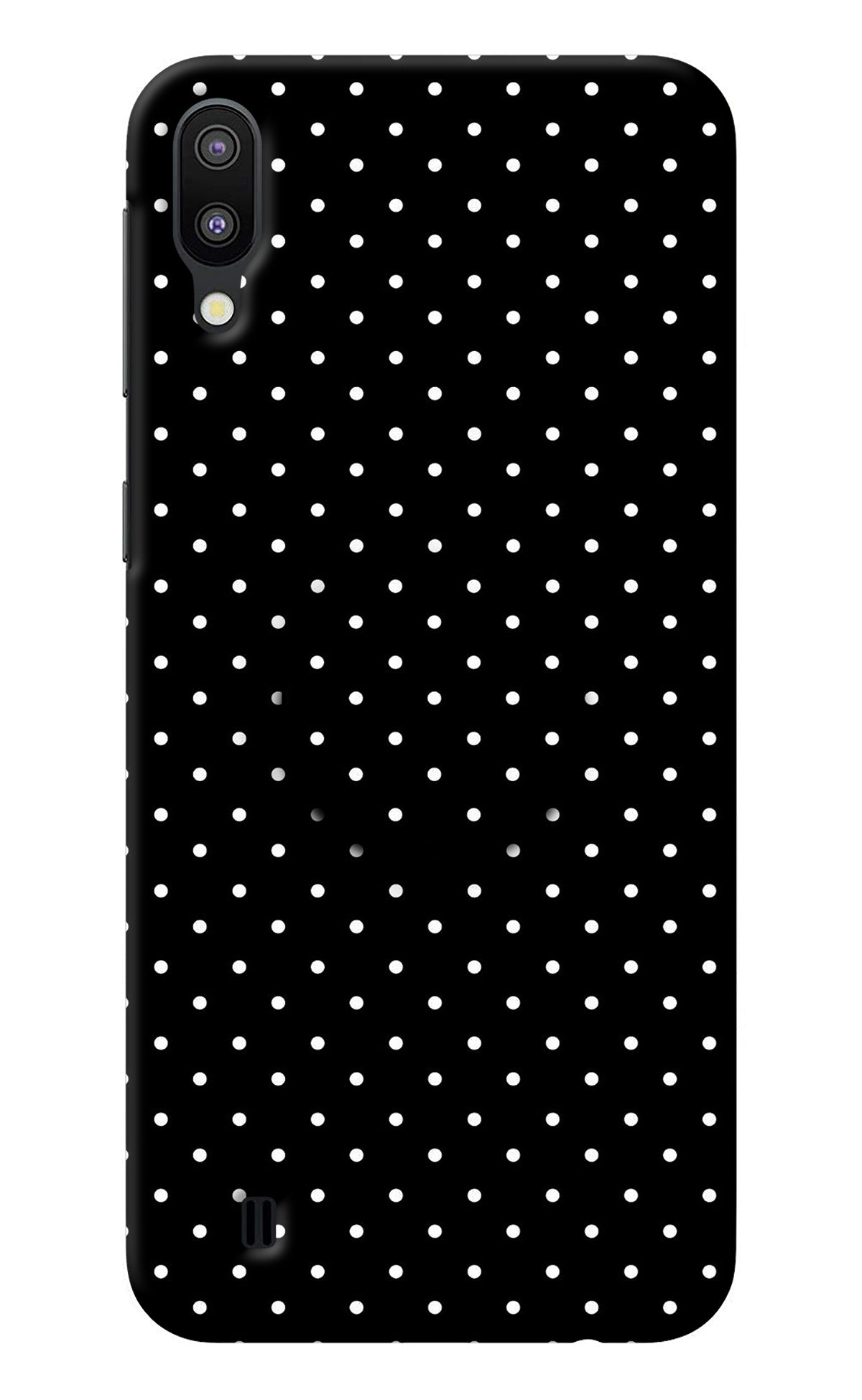 White Dots Samsung M10 Pop Case