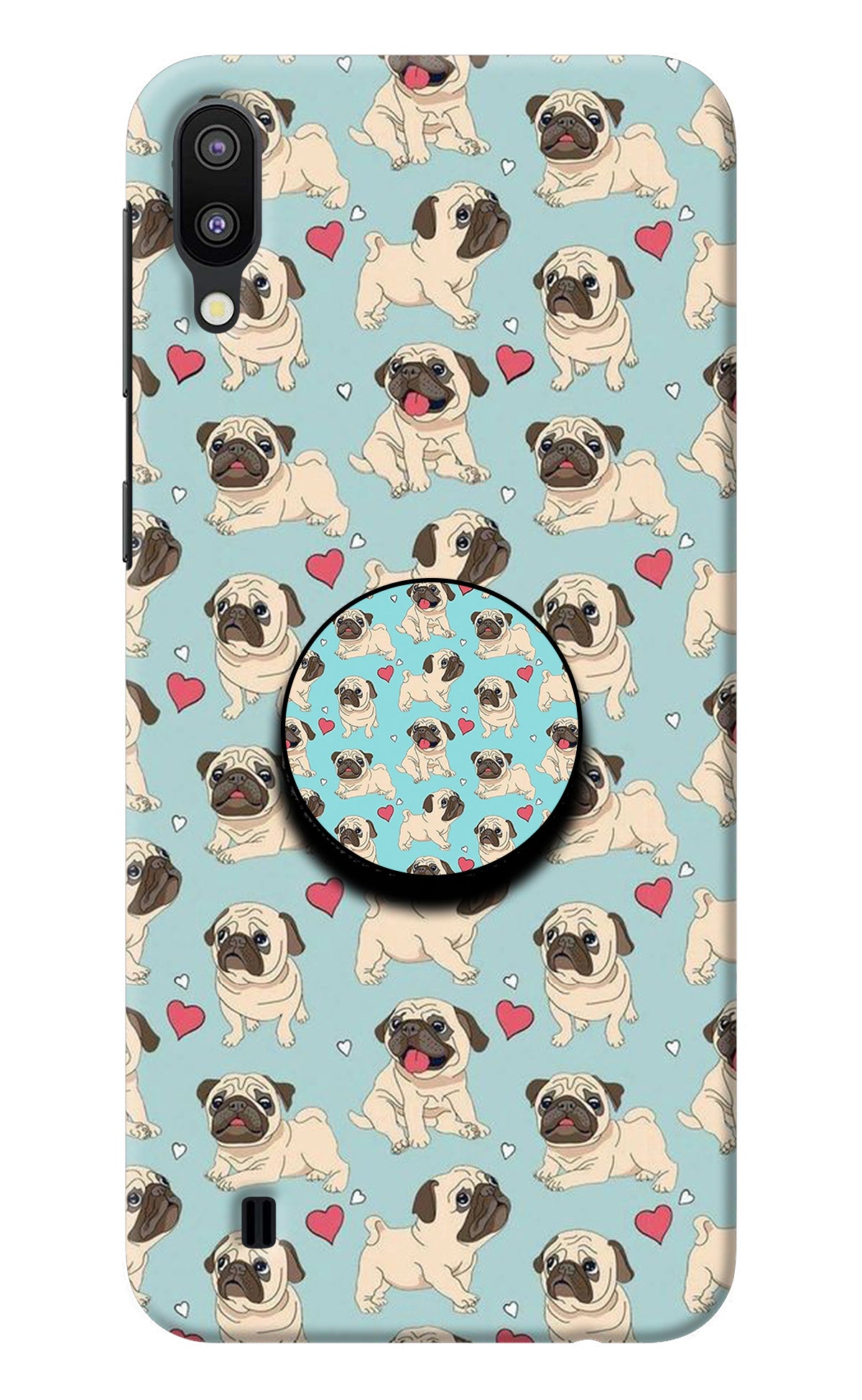 Pug Dog Samsung M10 Pop Case