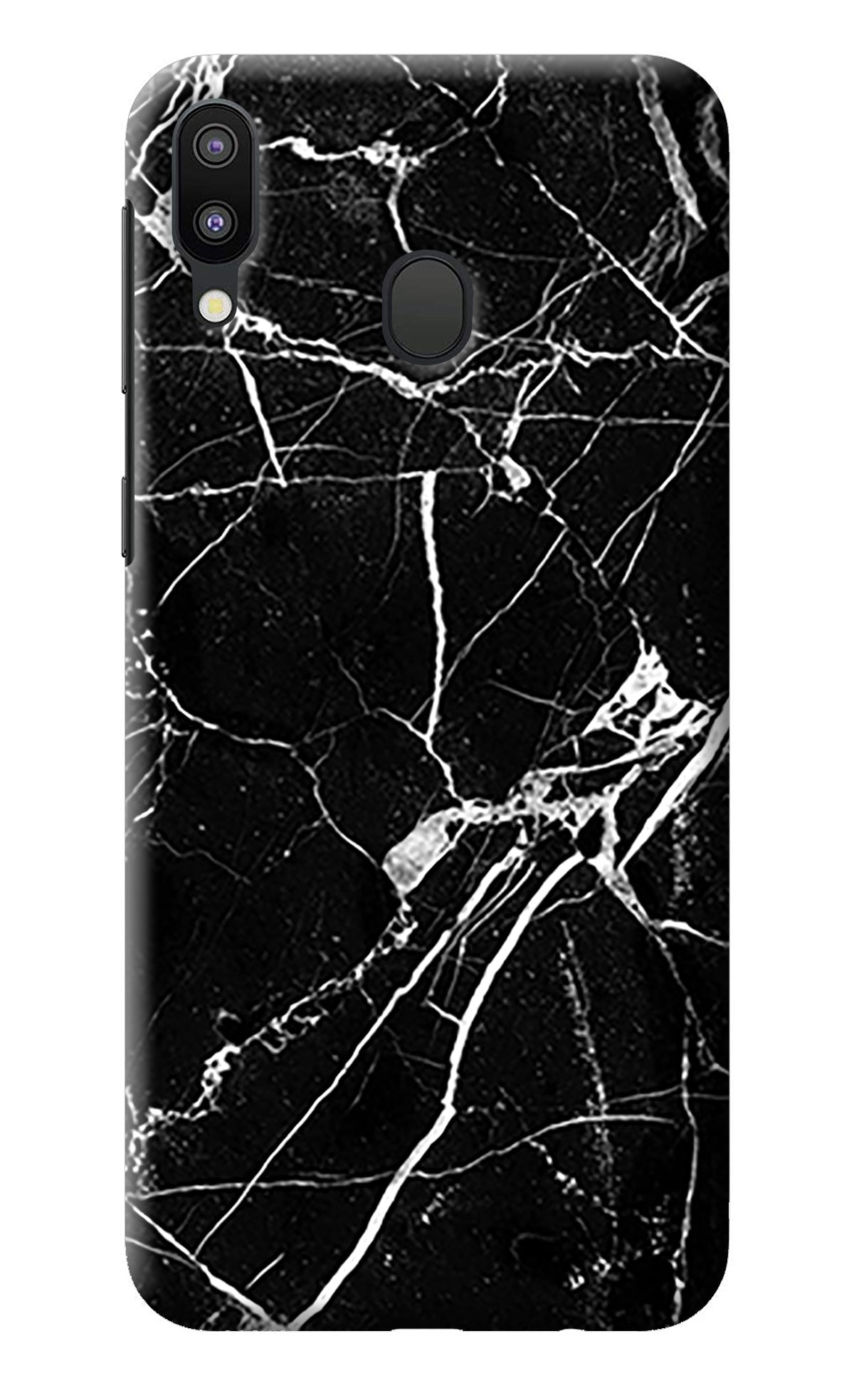 Black Marble Pattern Samsung M20 Back Cover