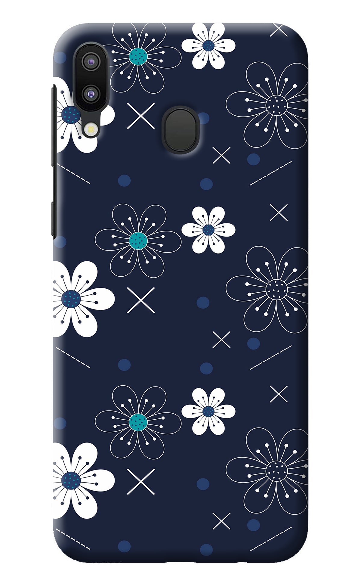 Flowers Samsung M20 Back Cover