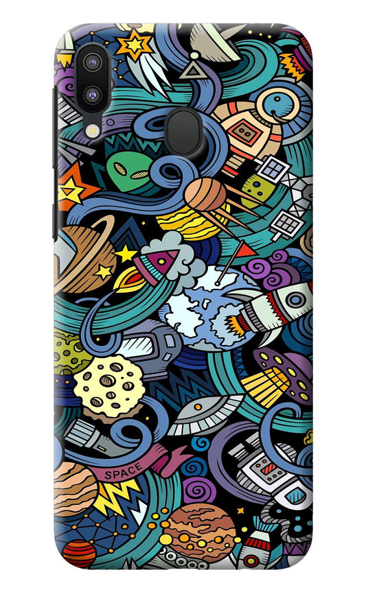 Space Abstract Samsung M20 Back Cover