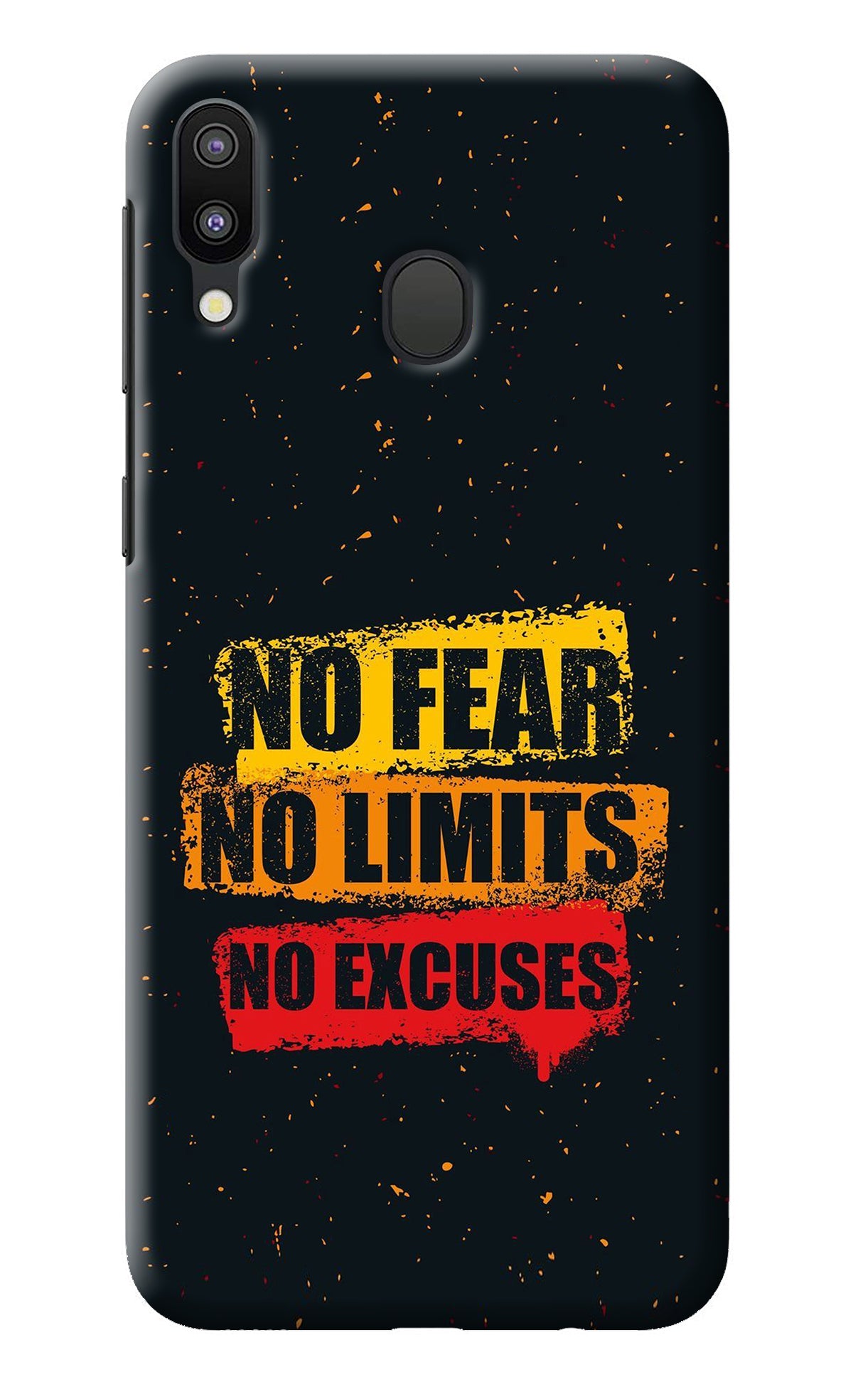 No Fear No Limits No Excuse Samsung M20 Back Cover