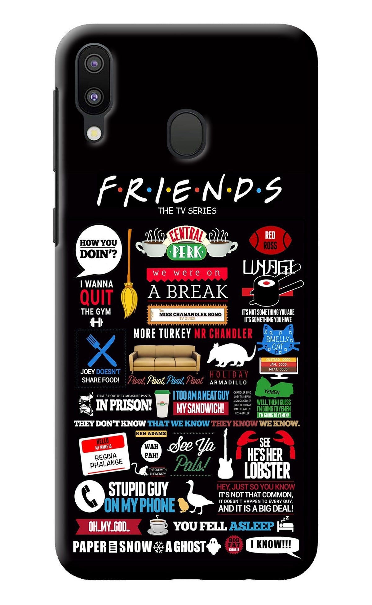 FRIENDS Samsung M20 Back Cover