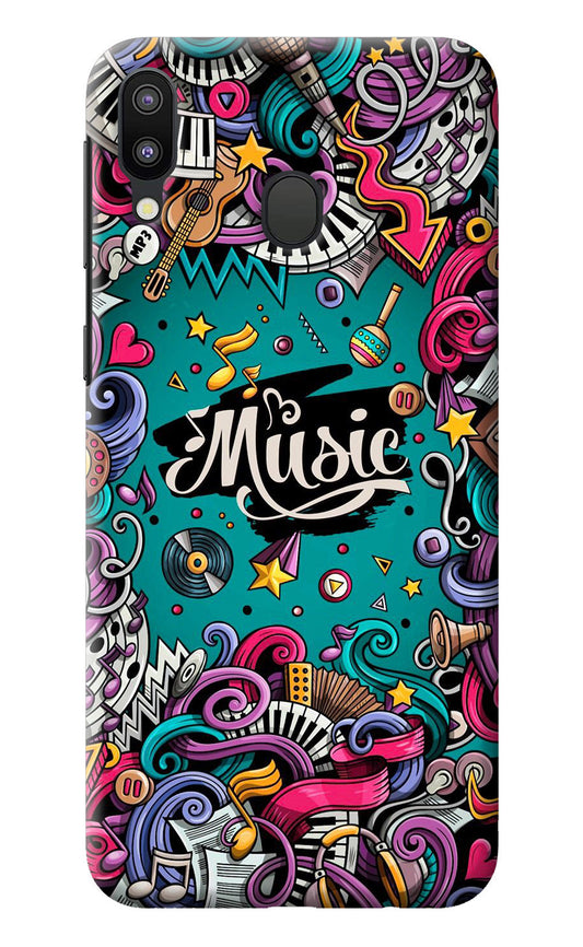 Music Graffiti Samsung M20 Back Cover