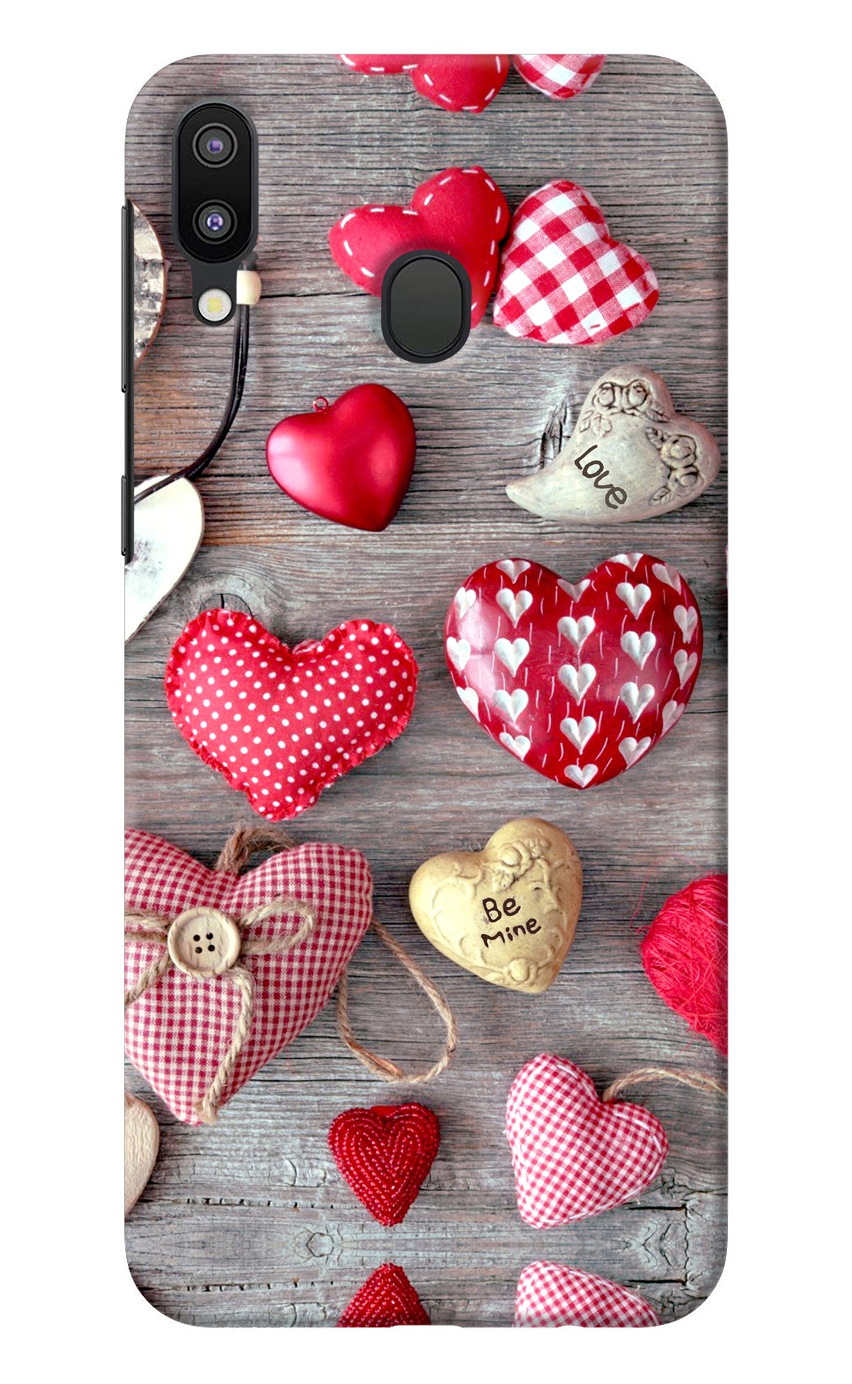 Love Wallpaper Samsung M20 Back Cover