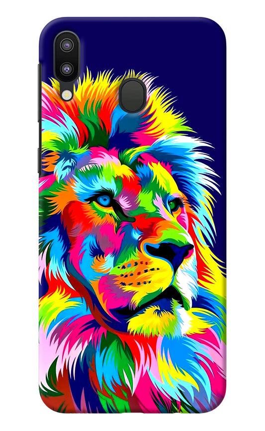 Vector Art Lion Samsung M20 Back Cover