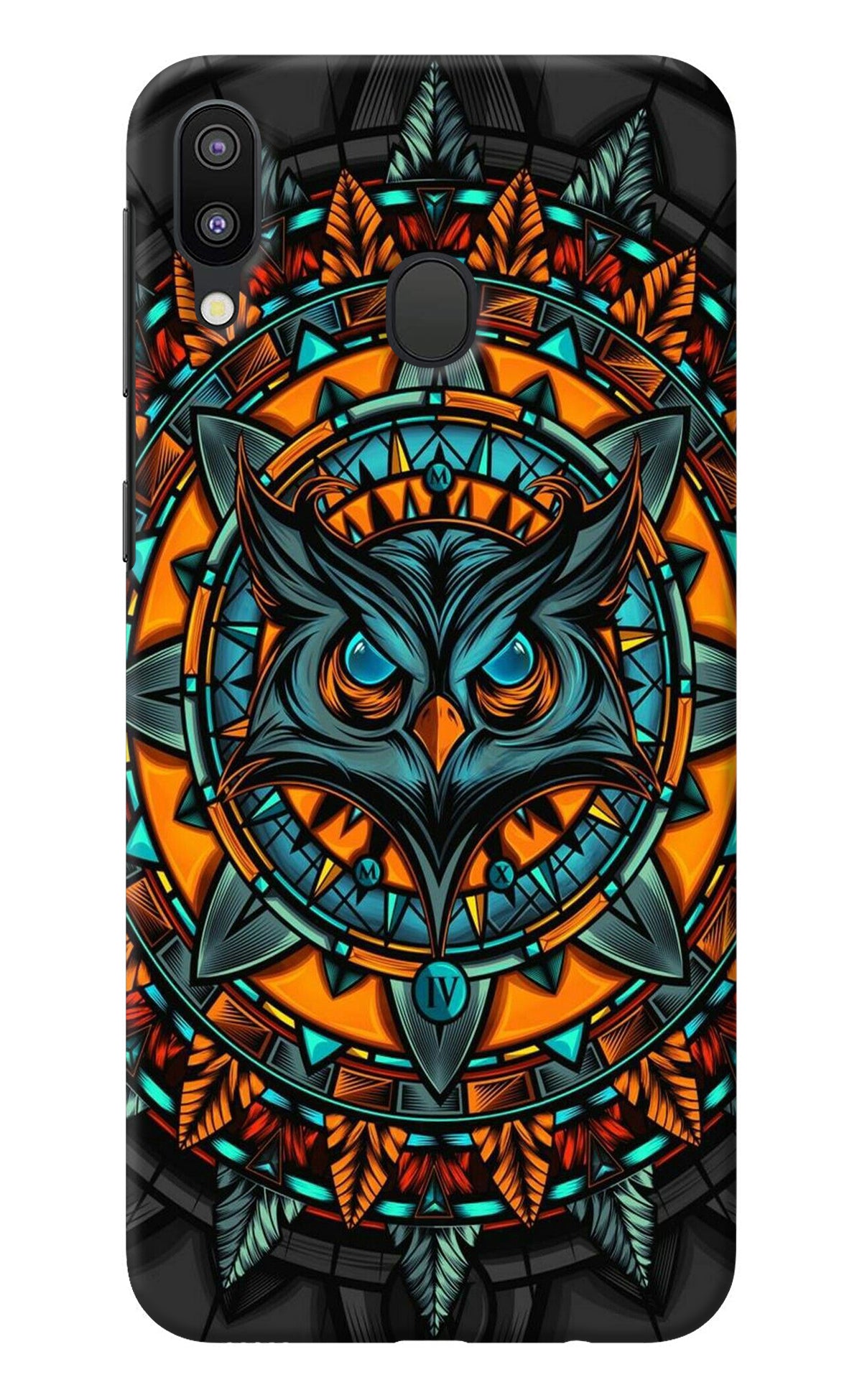 Angry Owl Art Samsung M20 Back Cover