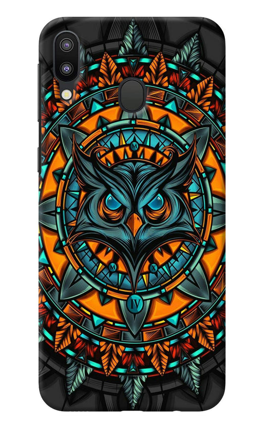 Angry Owl Art Samsung M20 Back Cover
