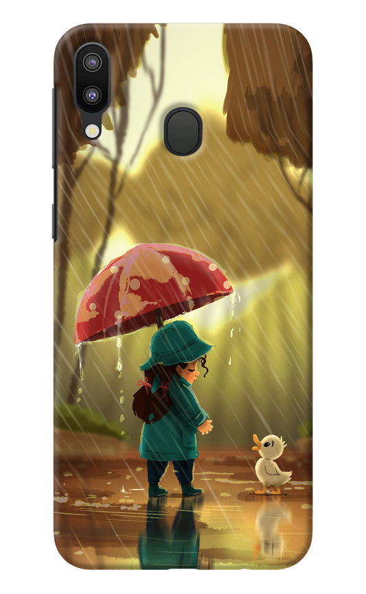 Rainy Day Samsung M20 Back Cover