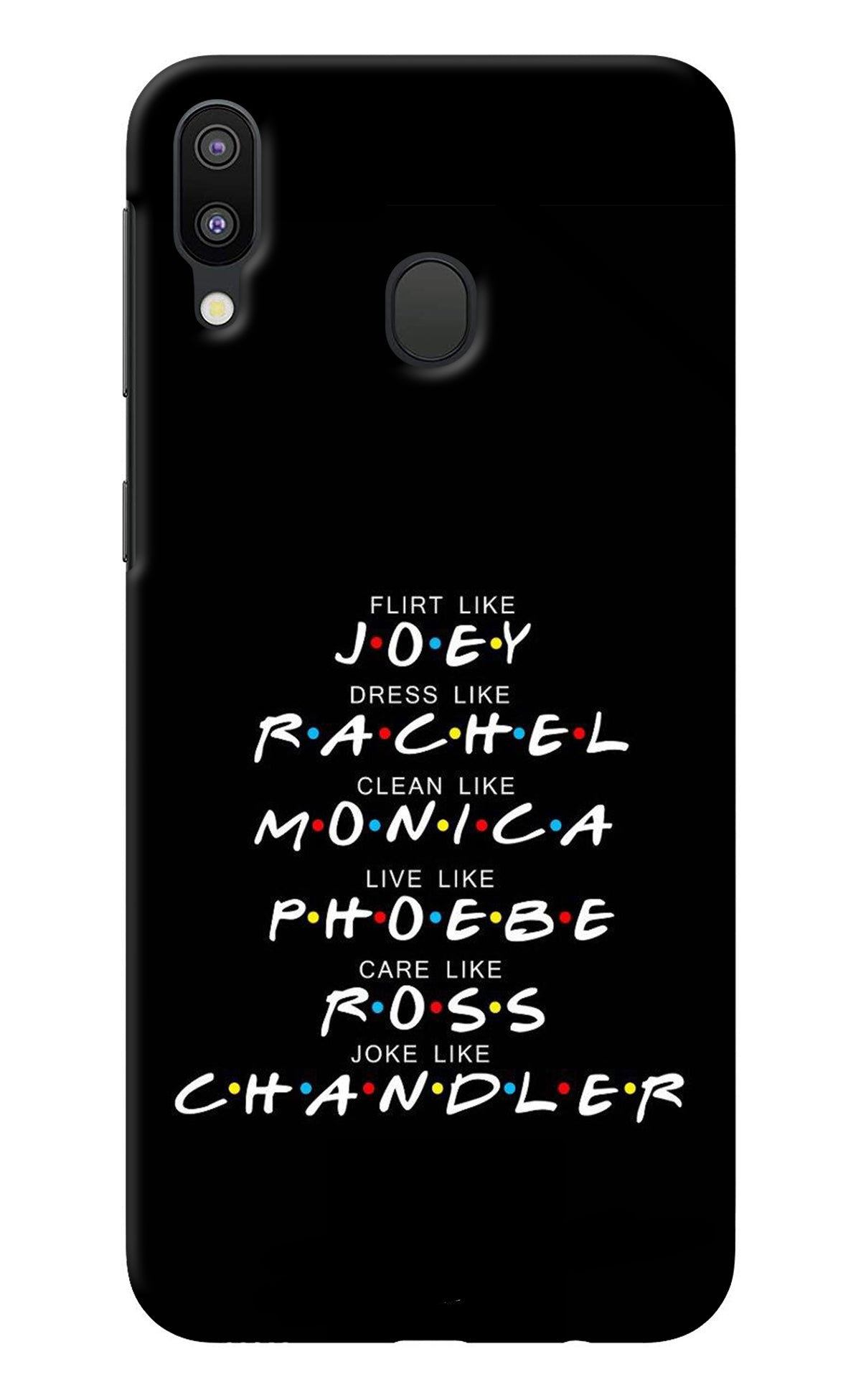 FRIENDS Character Samsung M20 Back Cover