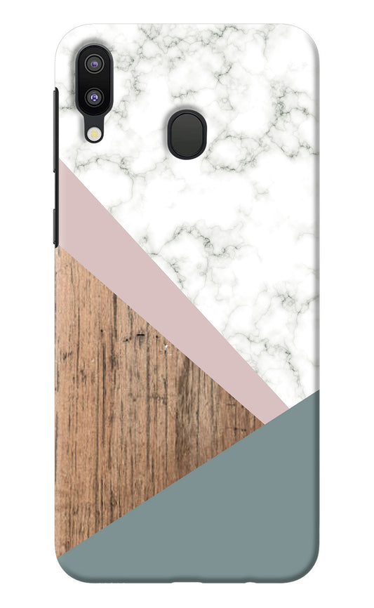 Marble wood Abstract Samsung M20 Back Cover
