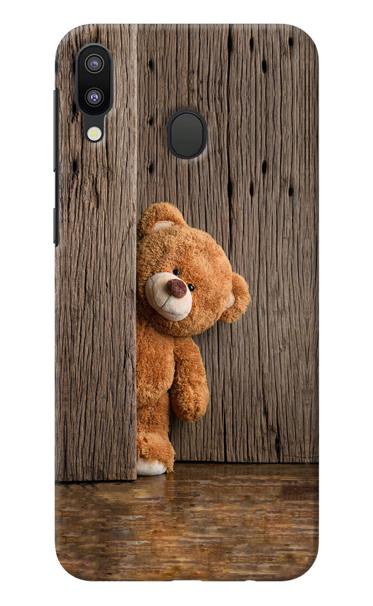 Teddy Wooden Samsung M20 Back Cover