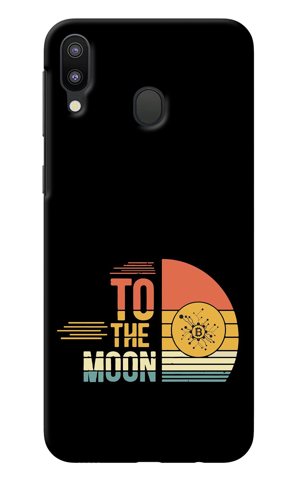 To the Moon Samsung M20 Back Cover