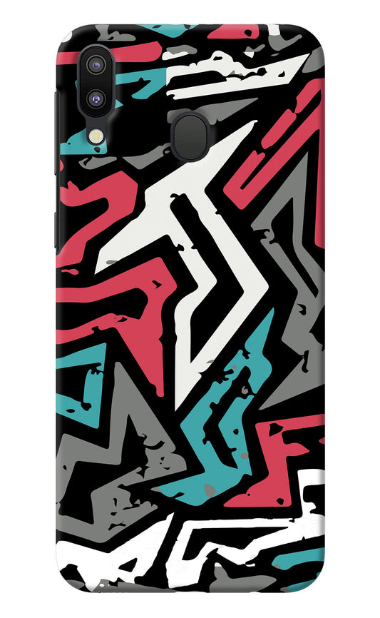 Geometric Graffiti Samsung M20 Back Cover