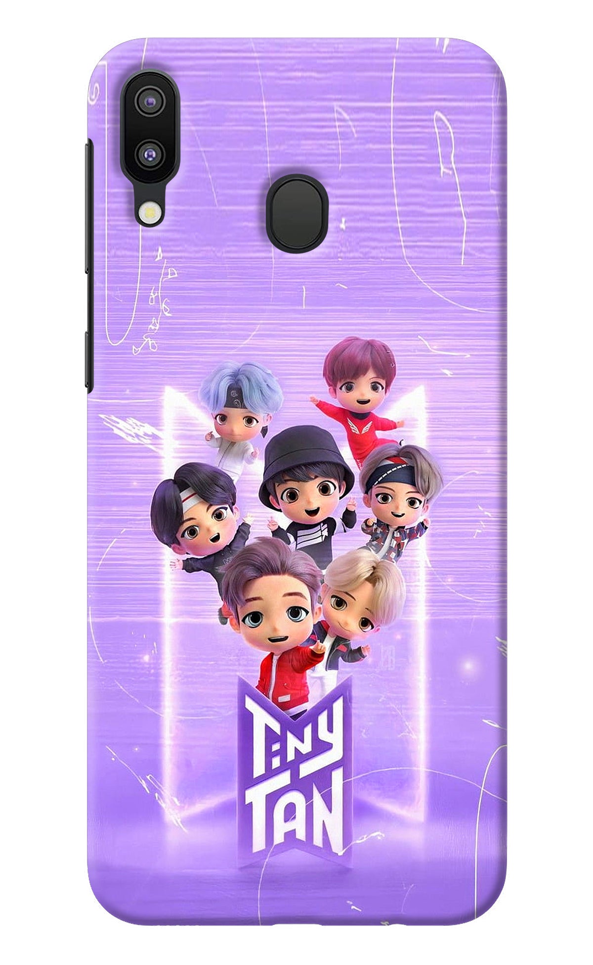 BTS Tiny Tan Samsung M20 Back Cover