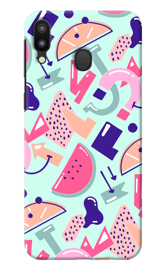 Doodle Pattern Samsung M20 Back Cover