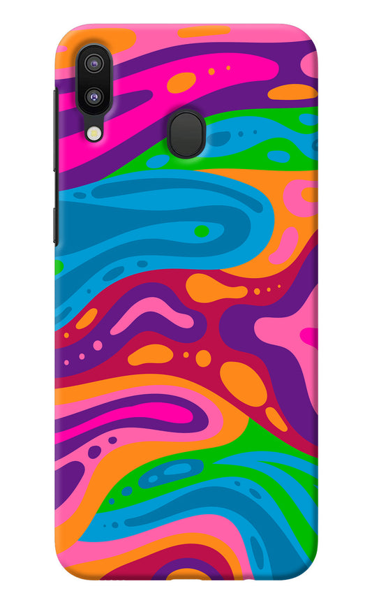 Trippy Pattern Samsung M20 Back Cover