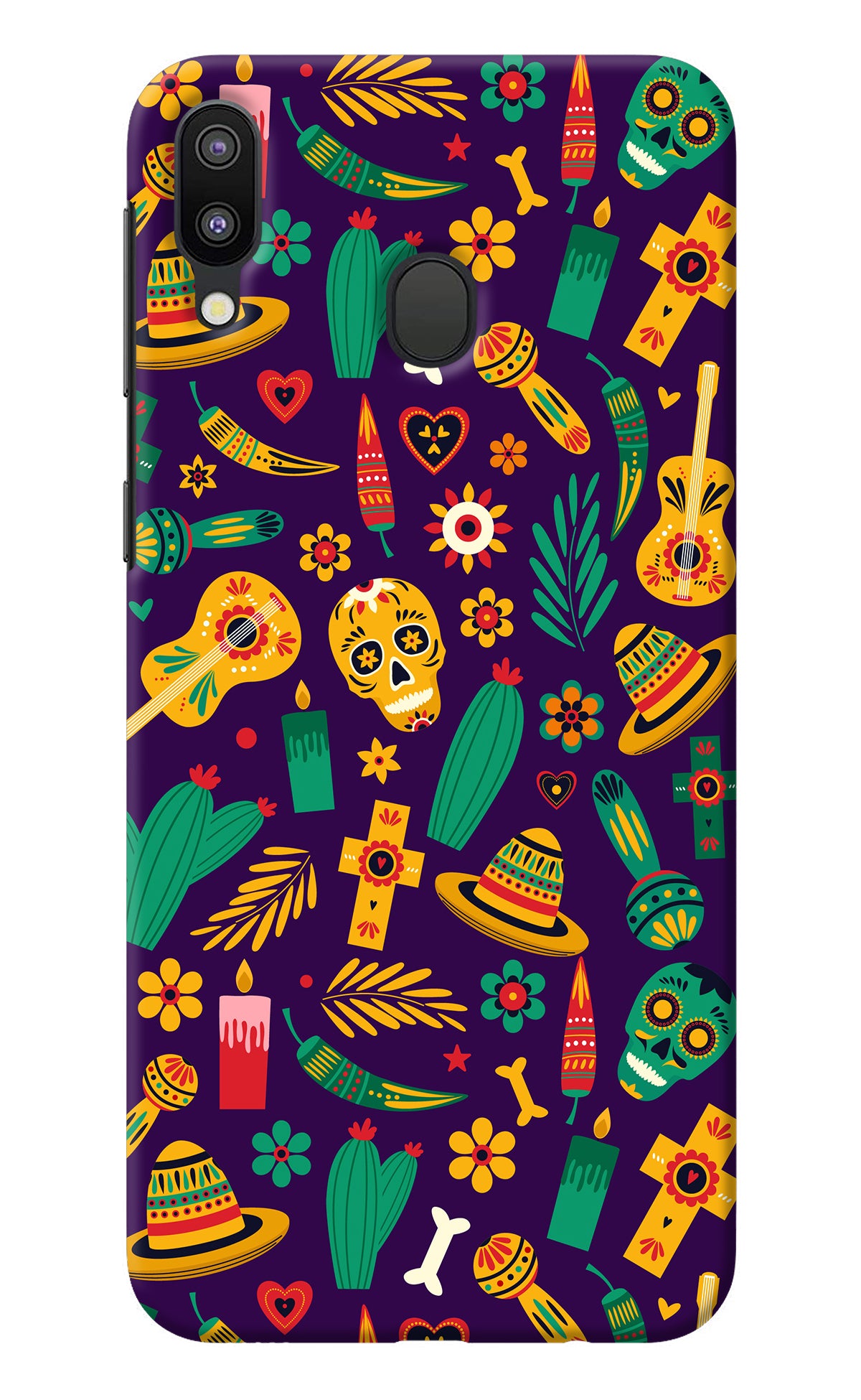 Mexican Artwork Samsung M20 Back Cover