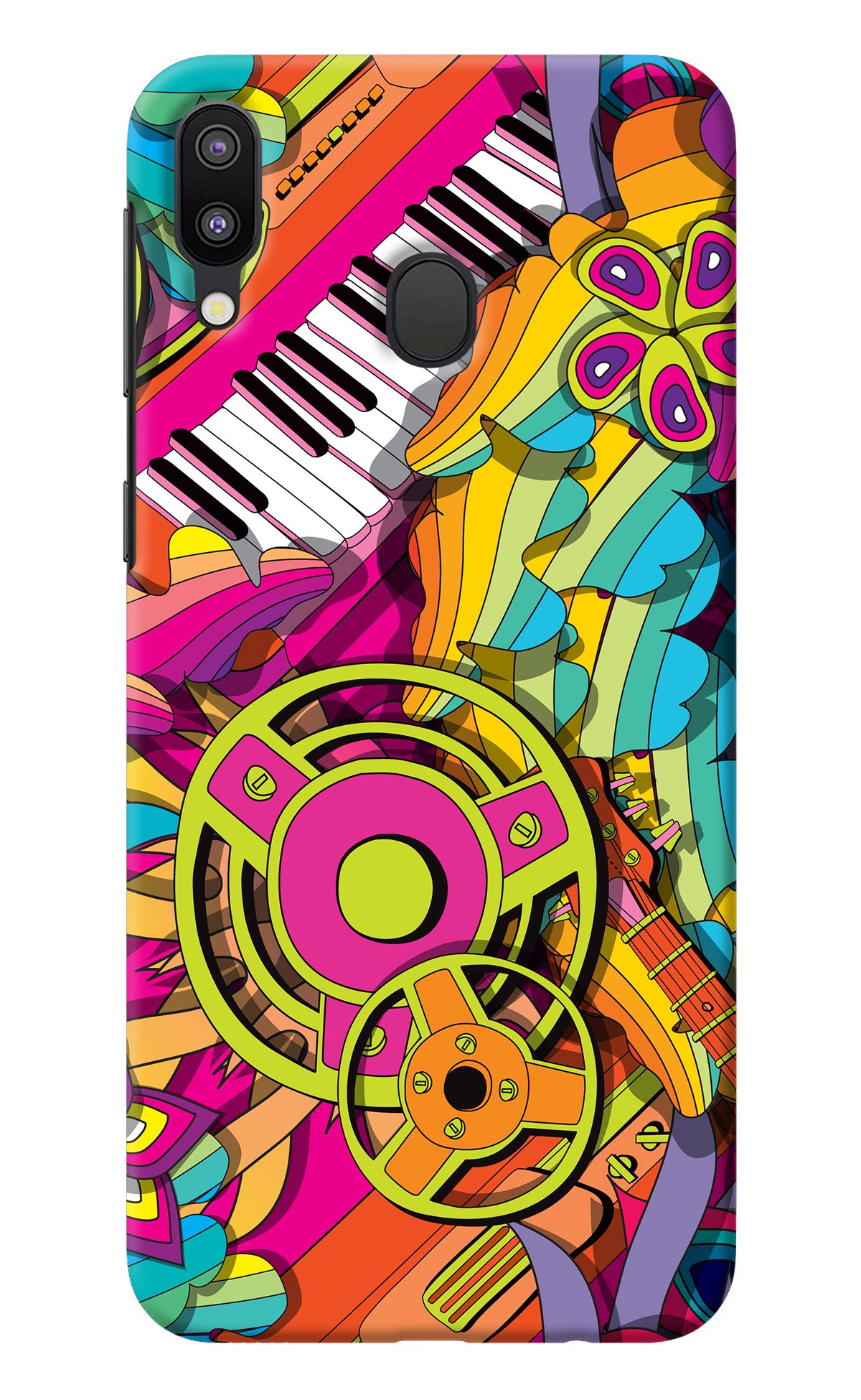 Music Doodle Samsung M20 Back Cover