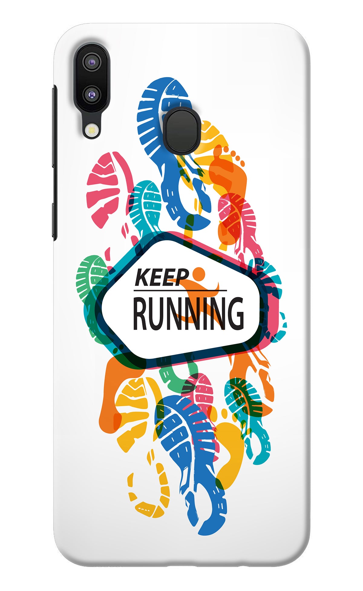 Keep Running Samsung M20 Back Cover