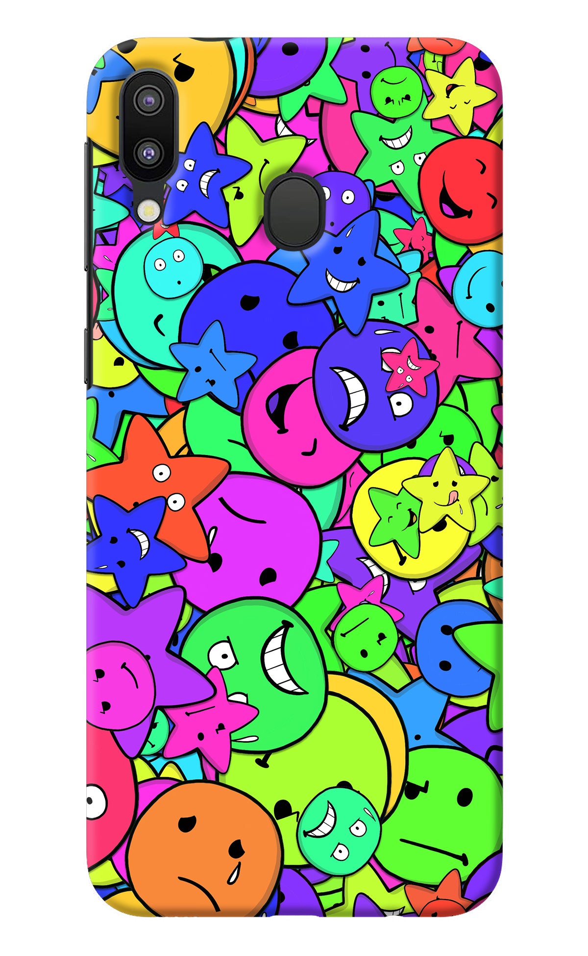 Fun Doodle Samsung M20 Back Cover