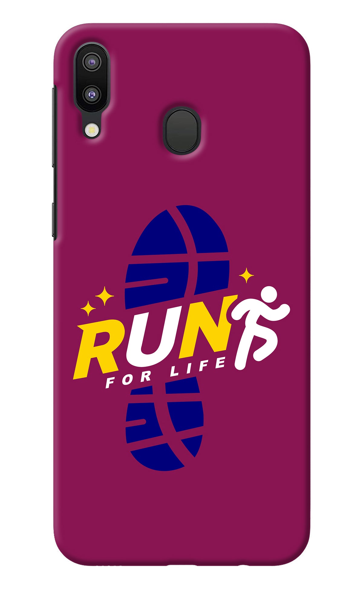 Run for Life Samsung M20 Back Cover