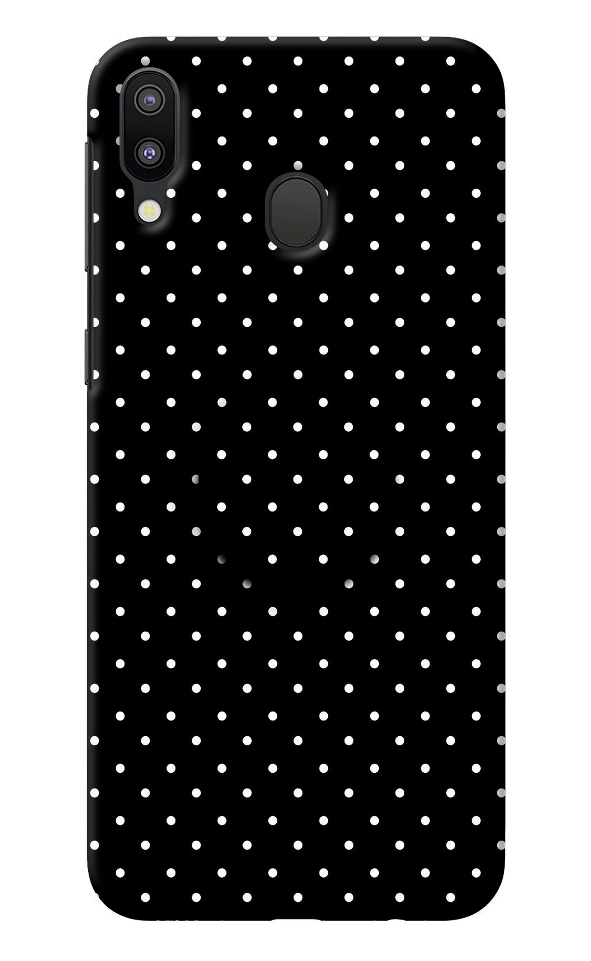 White Dots Samsung M20 Pop Case