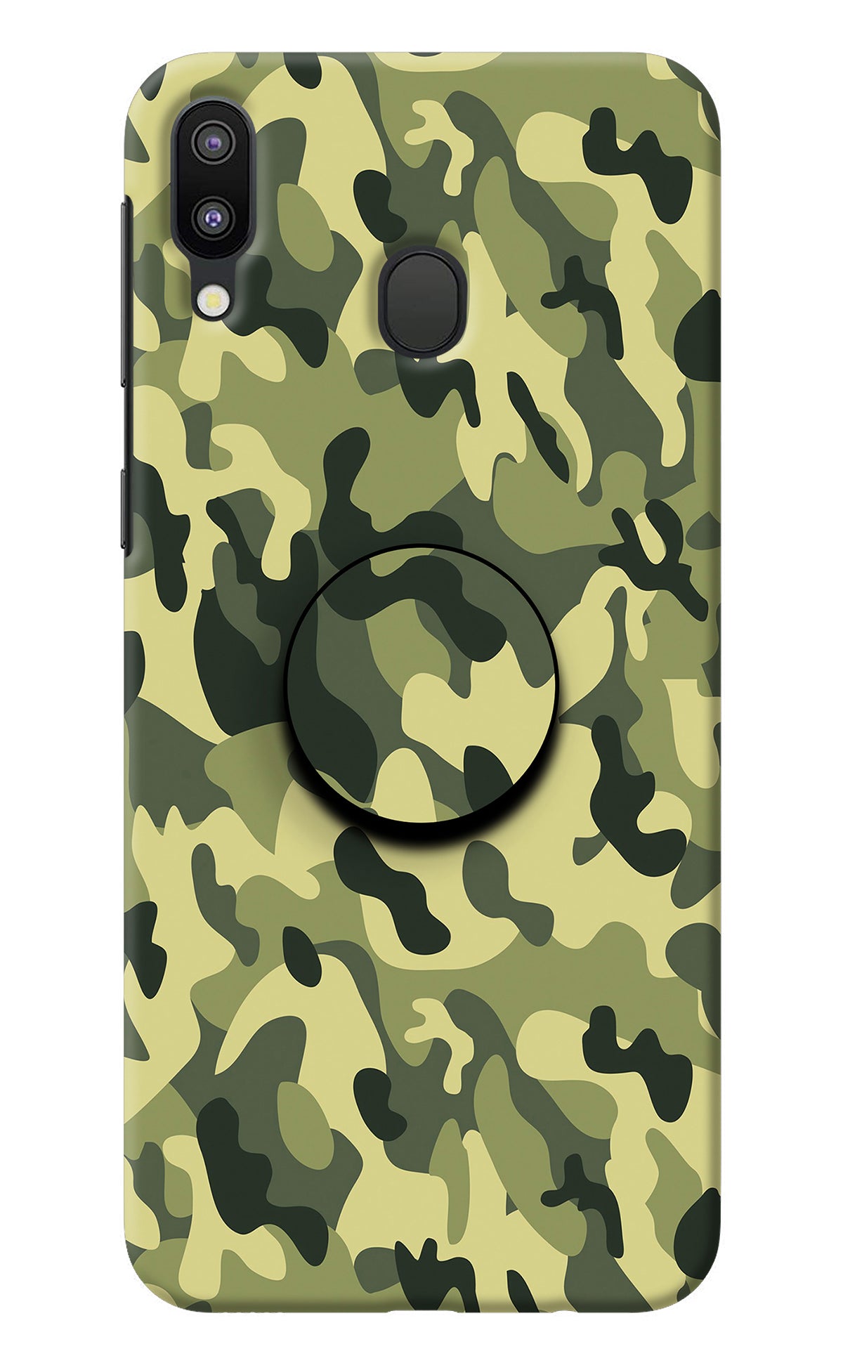 Camouflage Samsung M20 Pop Case