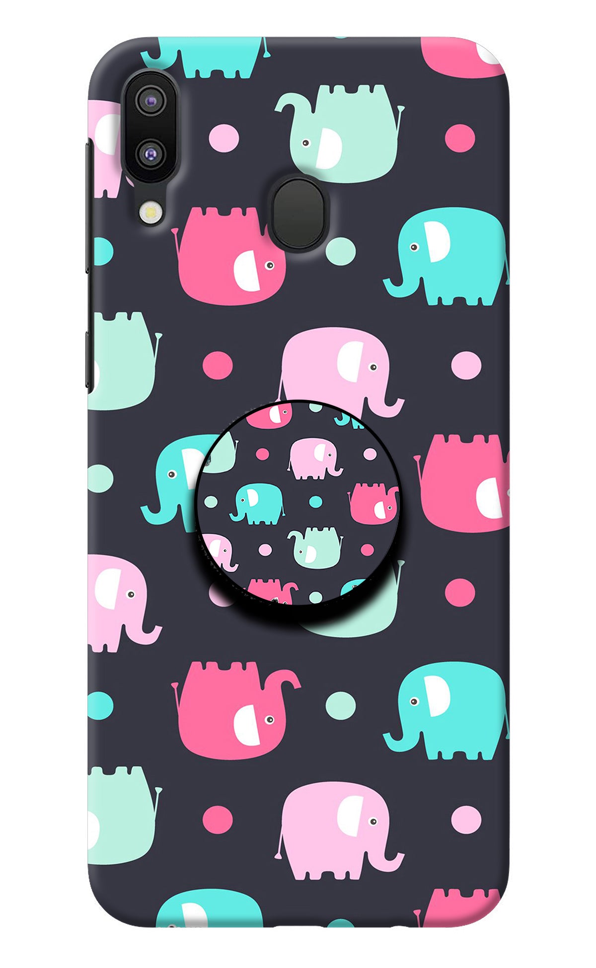 Baby Elephants Samsung M20 Pop Case