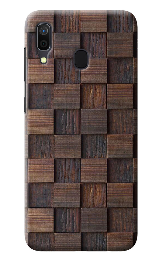 Wooden Cube Design Samsung A30 Back Cover