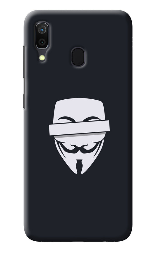 Anonymous Face Samsung A30 Back Cover