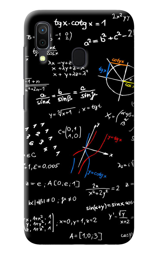 Mathematics Formula Samsung A30 Back Cover