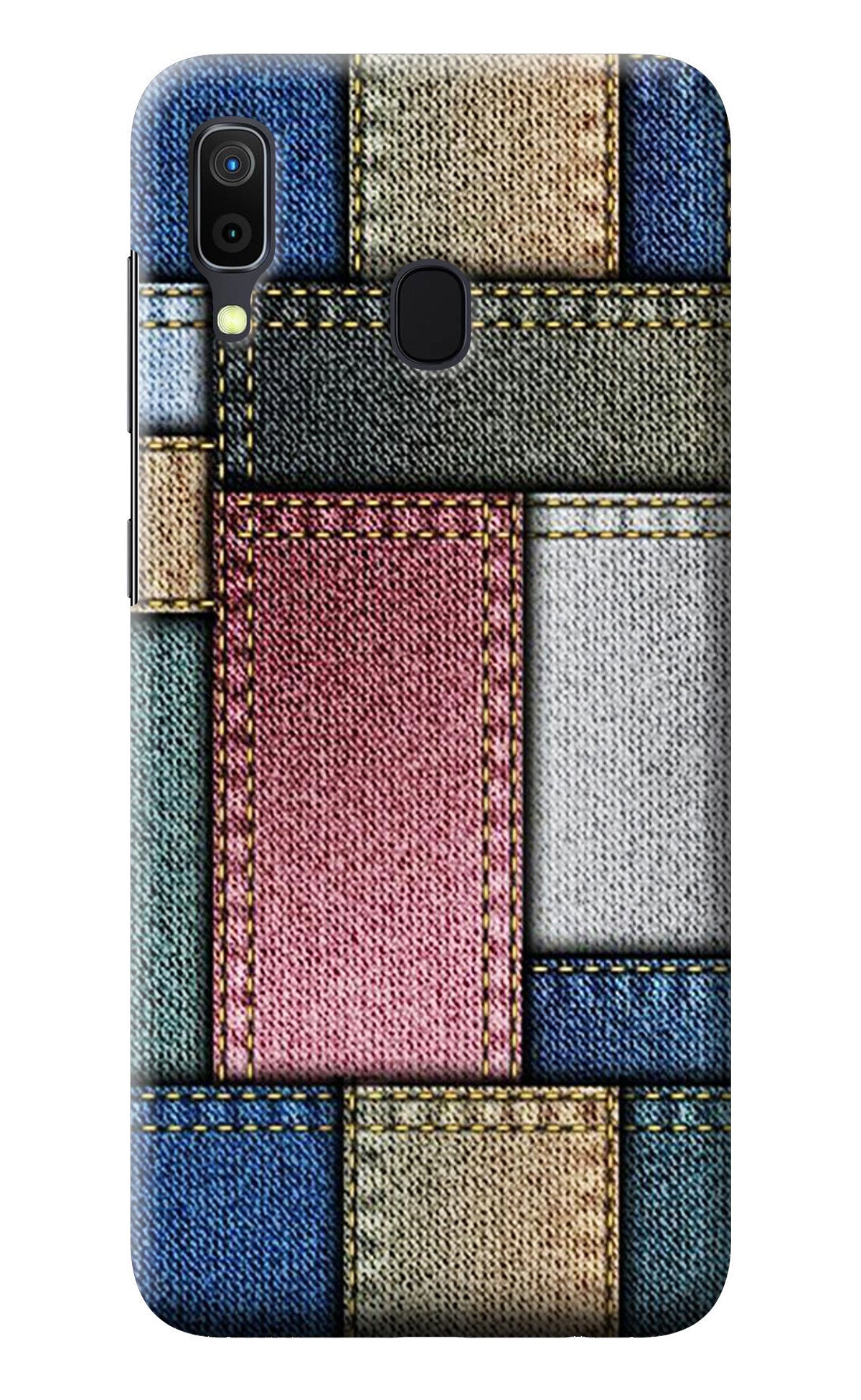 Multicolor Jeans Samsung A30 Back Cover