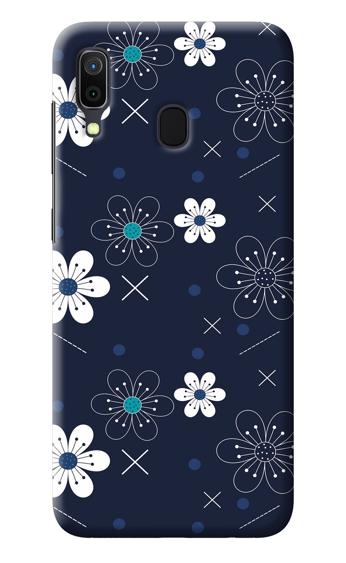 Flowers Samsung A30 Back Cover
